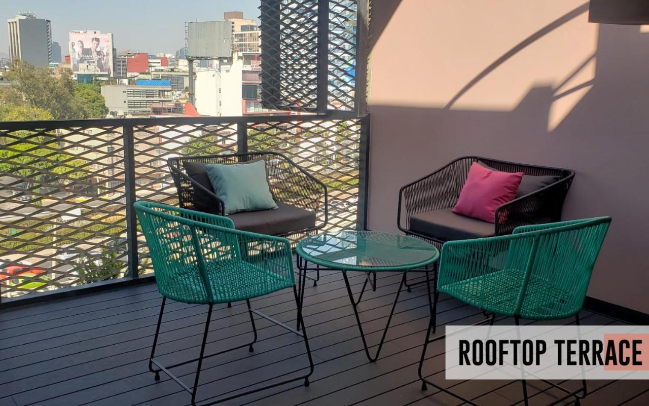 Niu Modern Apartments Near Wtc & Condesa - Roma Sur Мехико Экстерьер фото